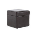 Baxton Studio Sydney Brown Modern Ottoman - Storage Ottoman 69-3878